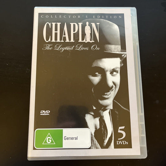 The Chaplin Collection - The Legend Lives On (DVD, 5-Disc) All Regions