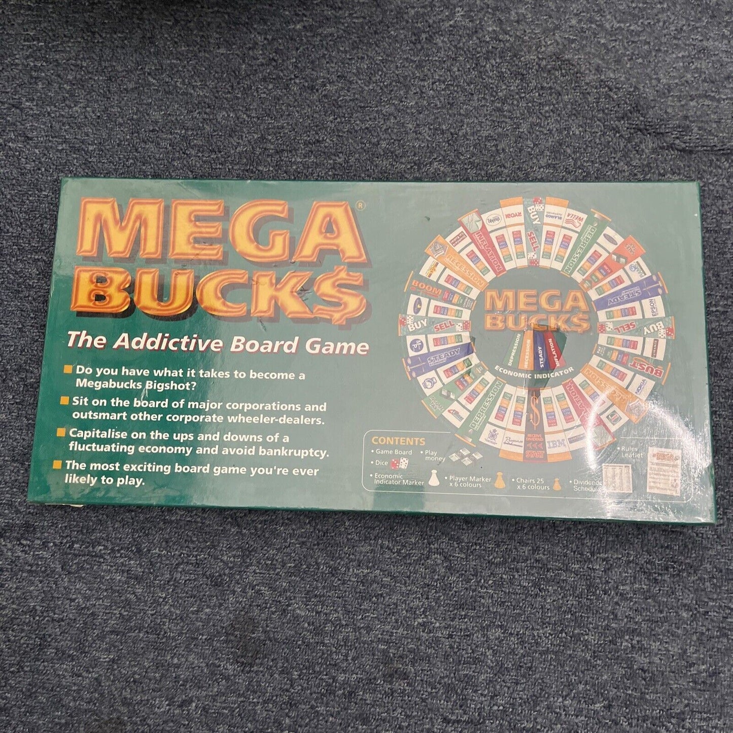 *New Sealed* Mega Bucks Buck$ The Addictive Board Game