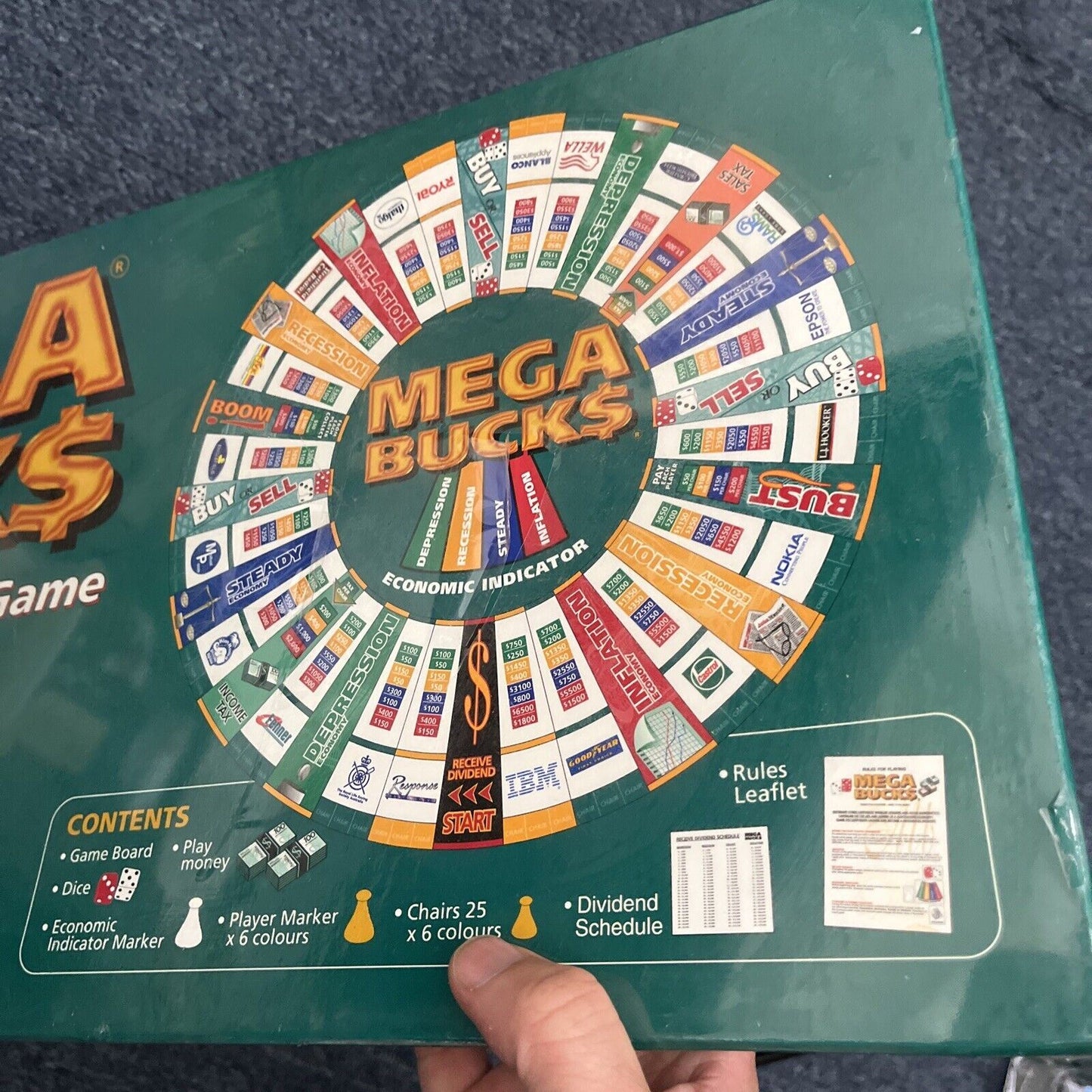 *New Sealed* Mega Bucks Buck$ The Addictive Board Game