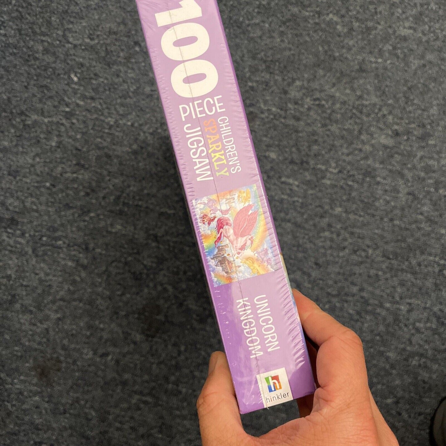 *New Sealed* Unicorn Kingdom Hinkler Sparkly Jigsaw  100 XL Piece Puzzle 6+