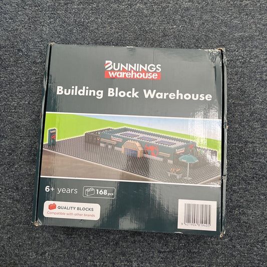 NEW Bunnings Building Block Warehouse Bunnings Style 168pcs For 6 + Years