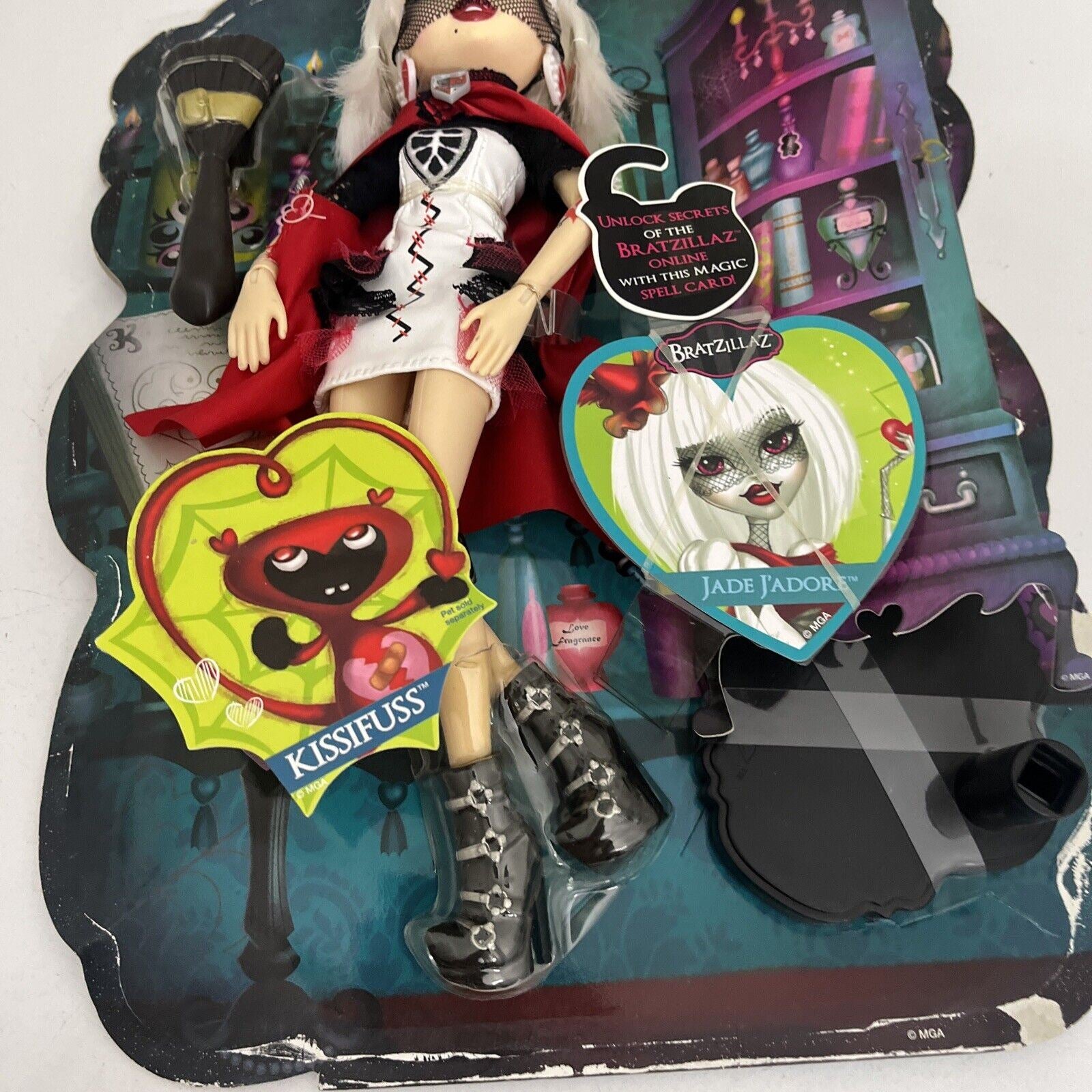 BRATZILLAZ GLAM GETS Wicked Jade J'adore Doll No Pet $154.93 - PicClick AU