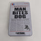 *New Sealed* Man Bites Dog Card Game In a Tin Hilarious Headline