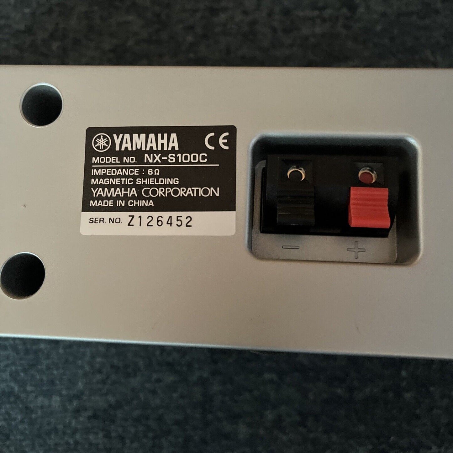 2x Yamaha Center Speakers NX-S100C Impedance 6ohms