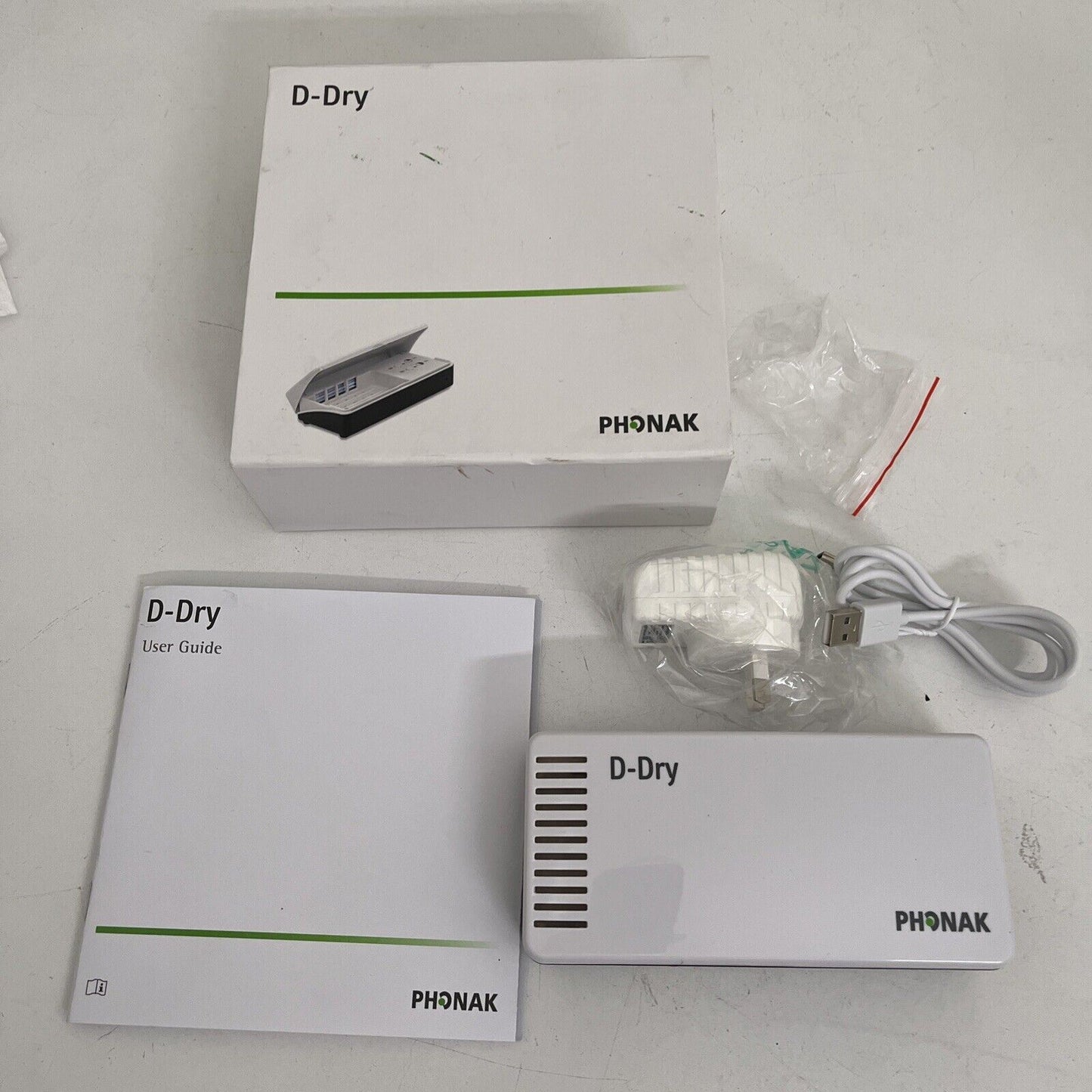 Phonak D-Dry UV Sterilizer Hearing Aid Sterilizer Cleaner Dehumidifier Drying