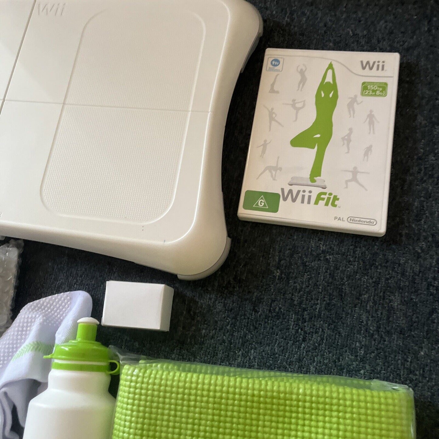 Nintendo Wii Fit Game with Balance Board & Ultimate Fitness Pack Accessories