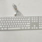 Apple Aluminum Keyboard with Numeric Keypad MB110LL/B Model A1243 EMC 2171