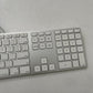Apple Aluminum Keyboard with Numeric Keypad MB110LL/B Model A1243 EMC 2171