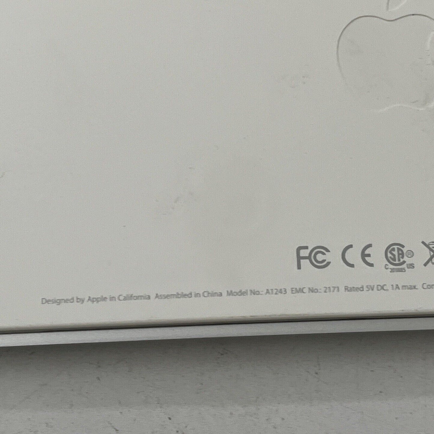 Apple Aluminum Keyboard with Numeric Keypad MB110LL/B Model A1243 EMC 2171