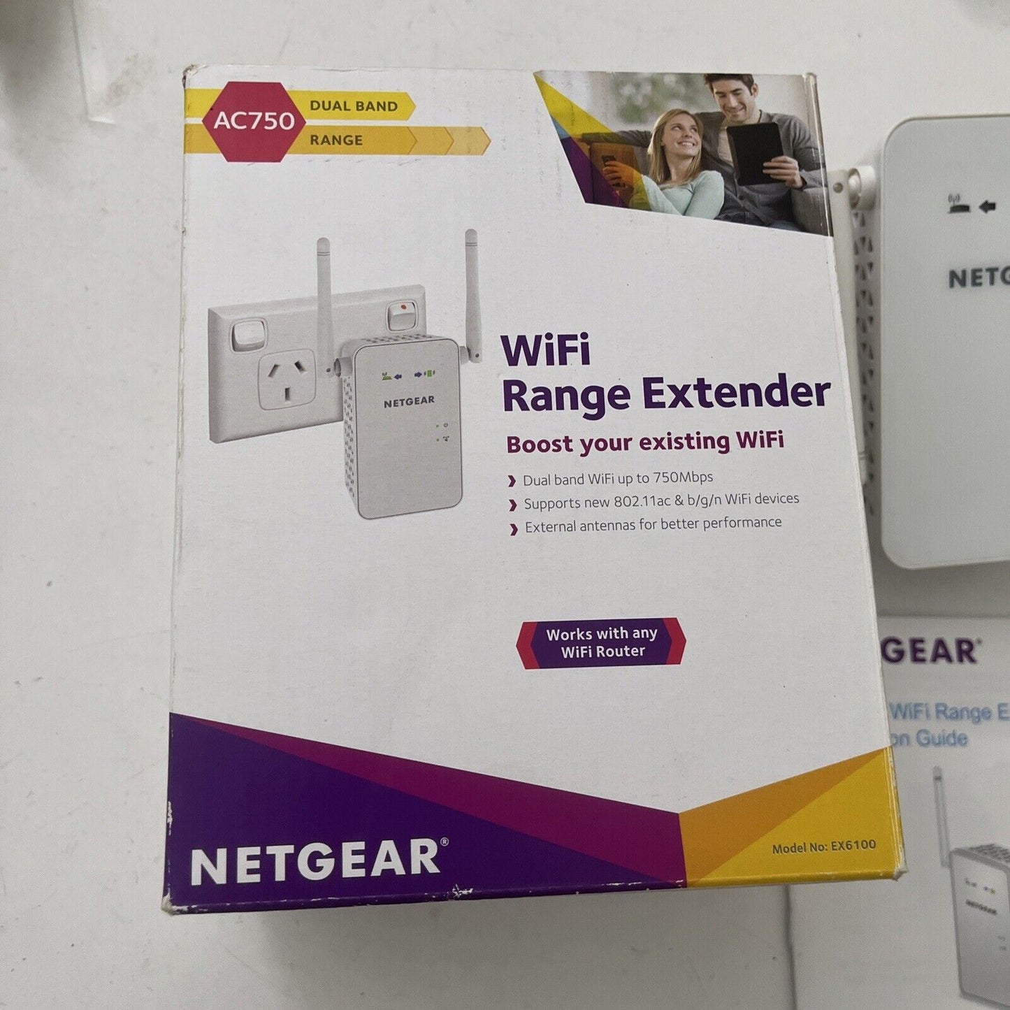 NETGEAR EX6100 AC750 Dual Band Universal WiFi Range Extender