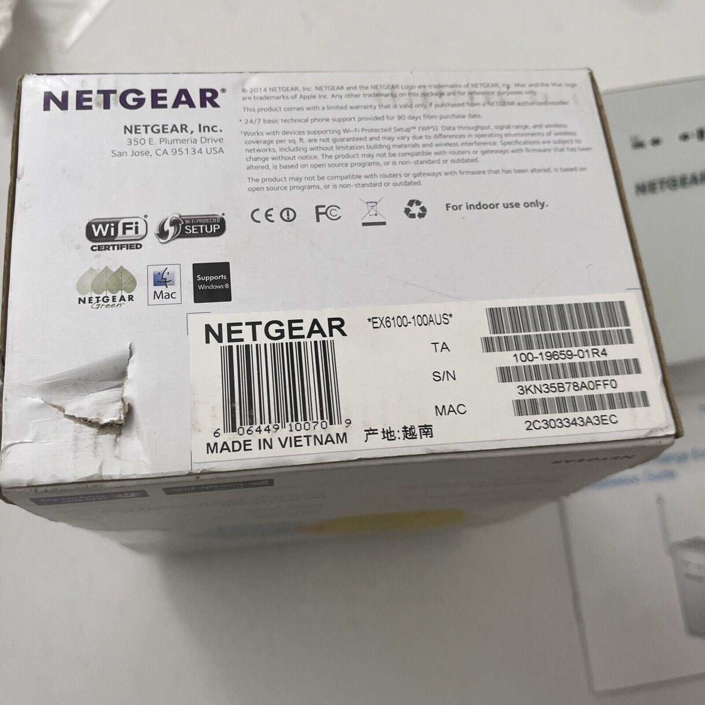 NETGEAR EX6100 AC750 Dual Band Universal WiFi Range Extender