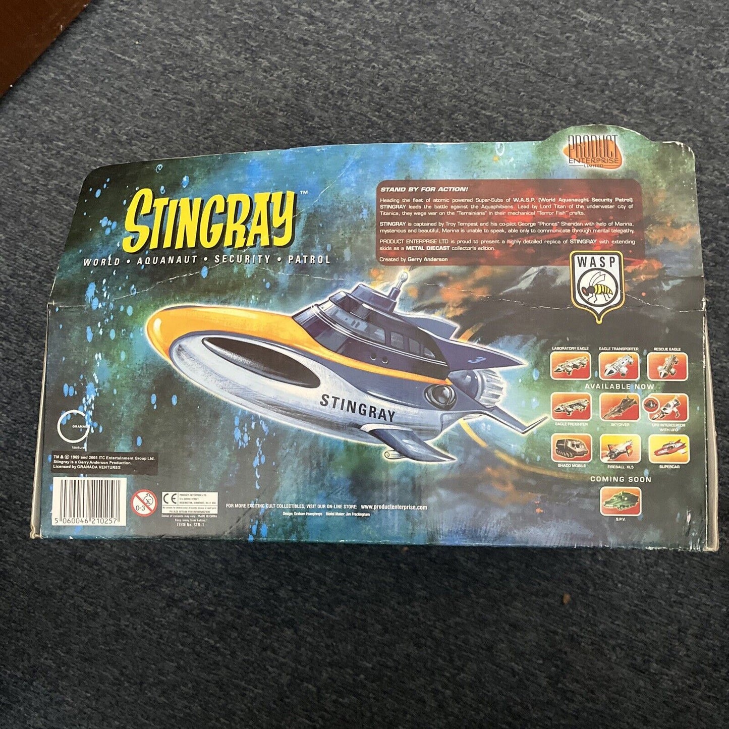 Gerry Anderson - STINGRAY - Diecast Model - Product Enterprise 2005