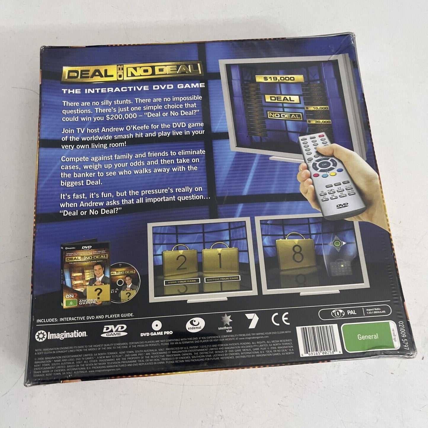 *New Sealed* DEAL or NO DEAL Andrew O'Keefe - The Interactive DVD GAME SHOW