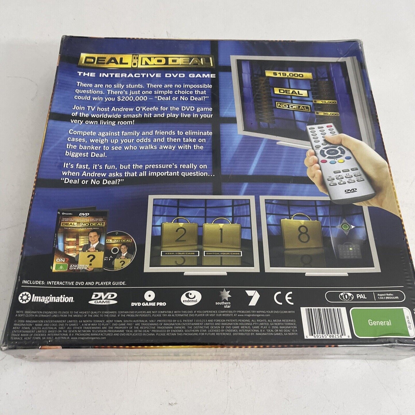 *New Sealed* DEAL or NO DEAL Andrew O'Keefe - The Interactive DVD GAME SHOW