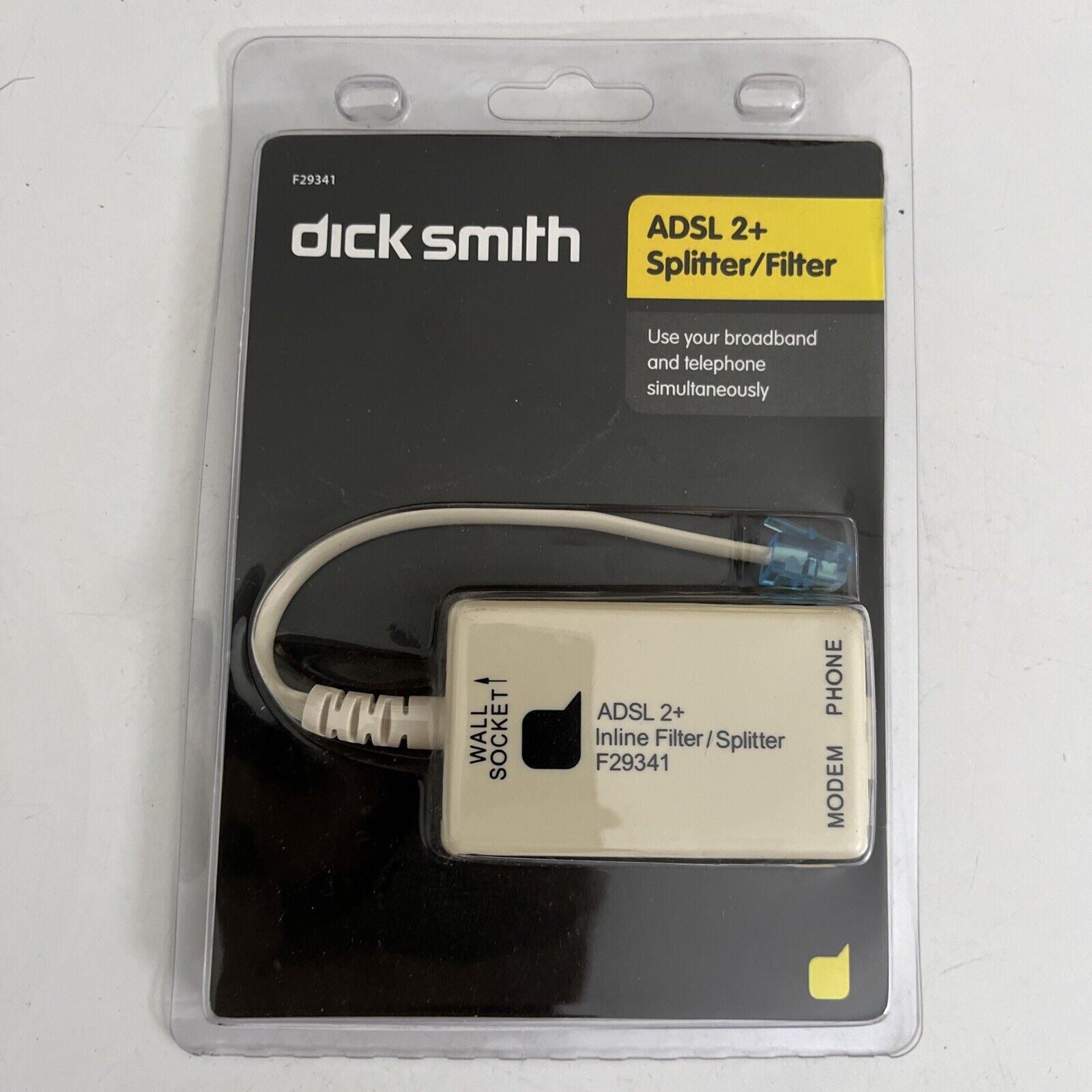 Splitter Filter *New Sealed* Dick Smith ADSL 2+ Splitter/Filter – Retro Unit