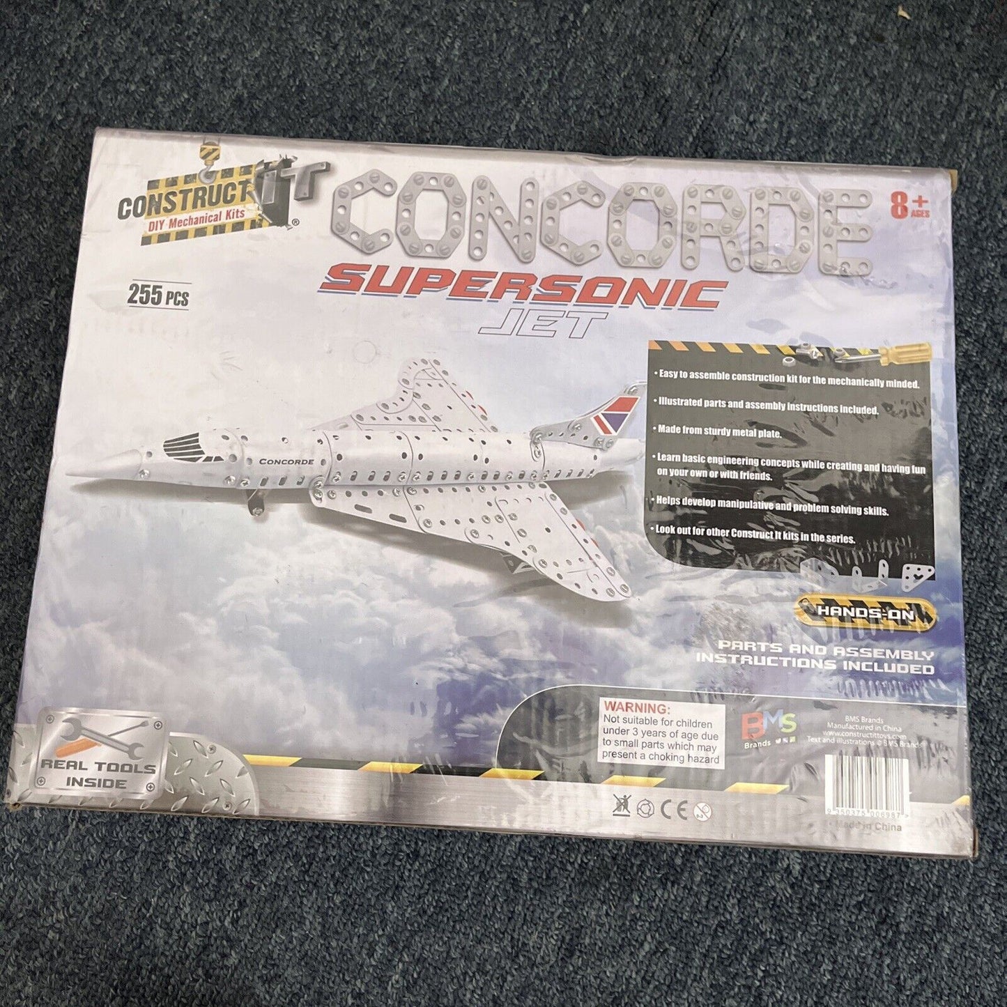 *New Sealed* Construct-It Concorde Supersonic Jet - DIY Mechanism Kits