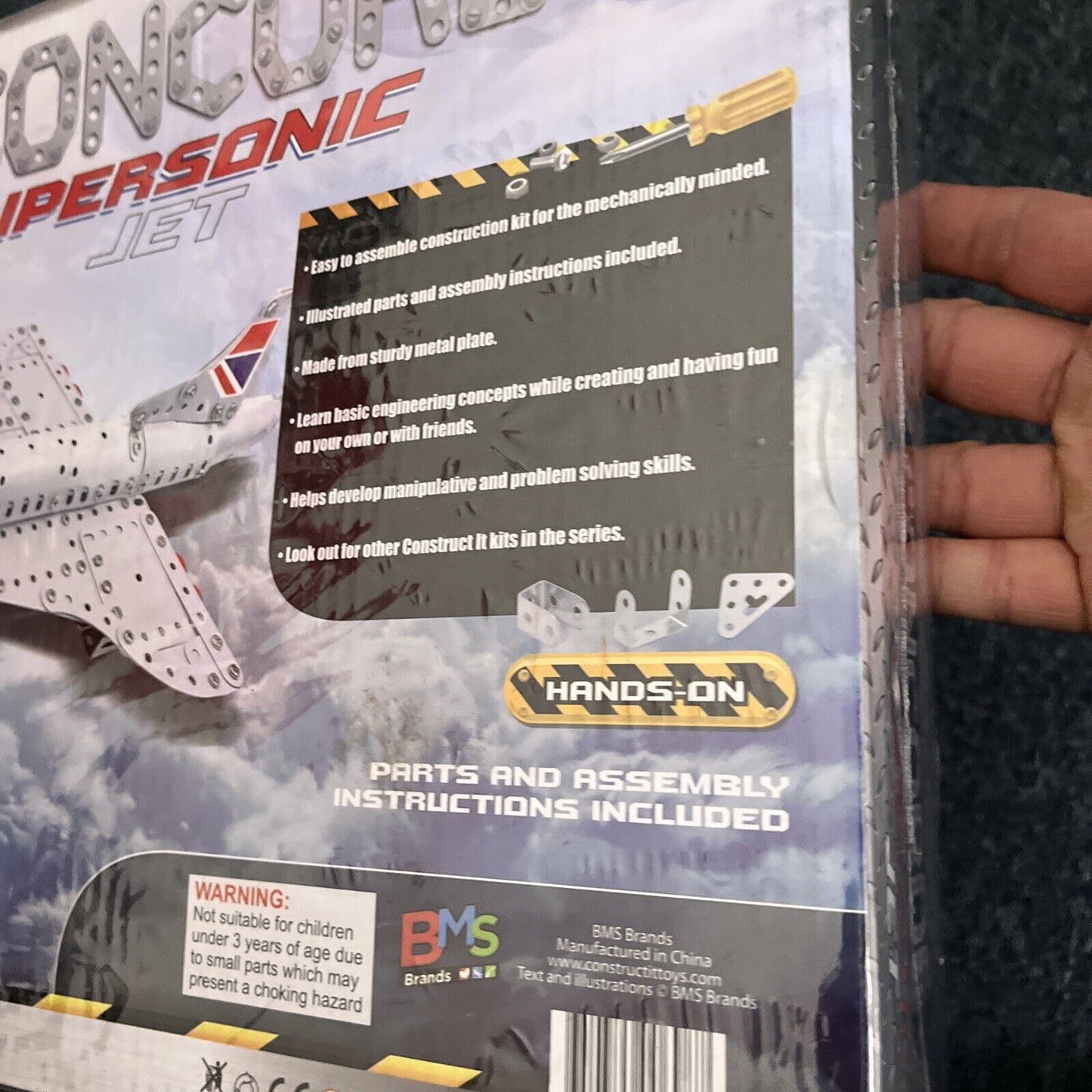 *New Sealed* Construct-It Concorde Supersonic Jet - DIY Mechanism Kits