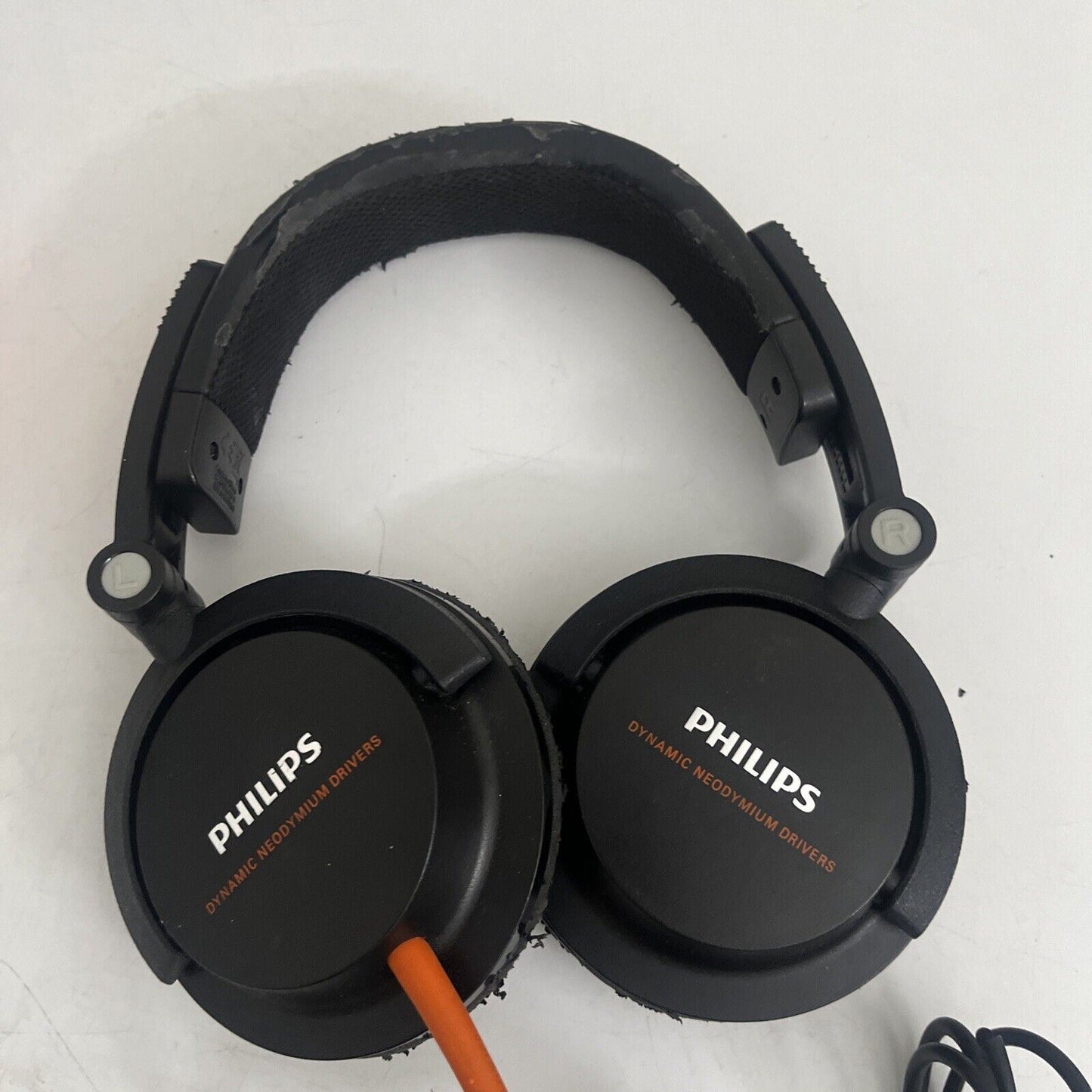 Philips NL9206AD-4 Drachten Headphones *For Parts - Earpads heavily worn*