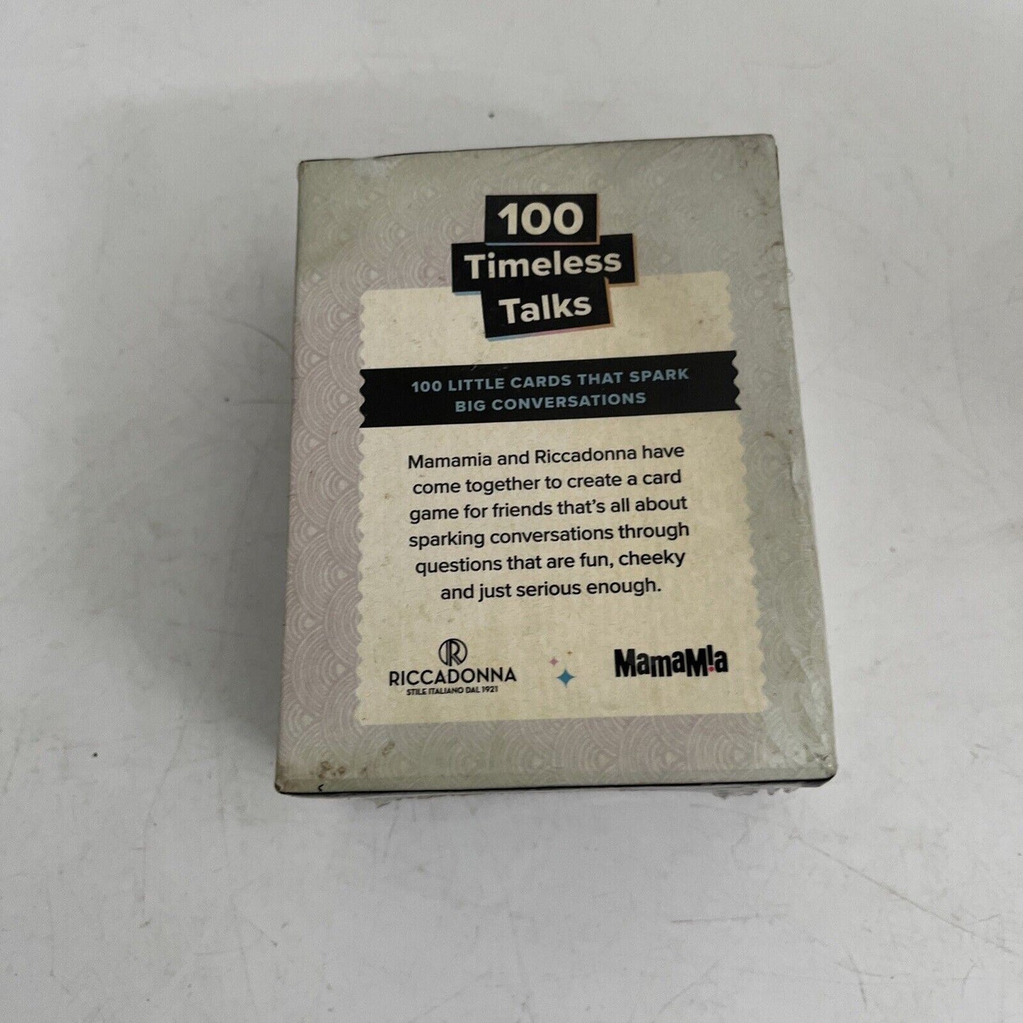 100 Timeless Talks - 100 Little Cards That Spark Big Conversations Riccadonna