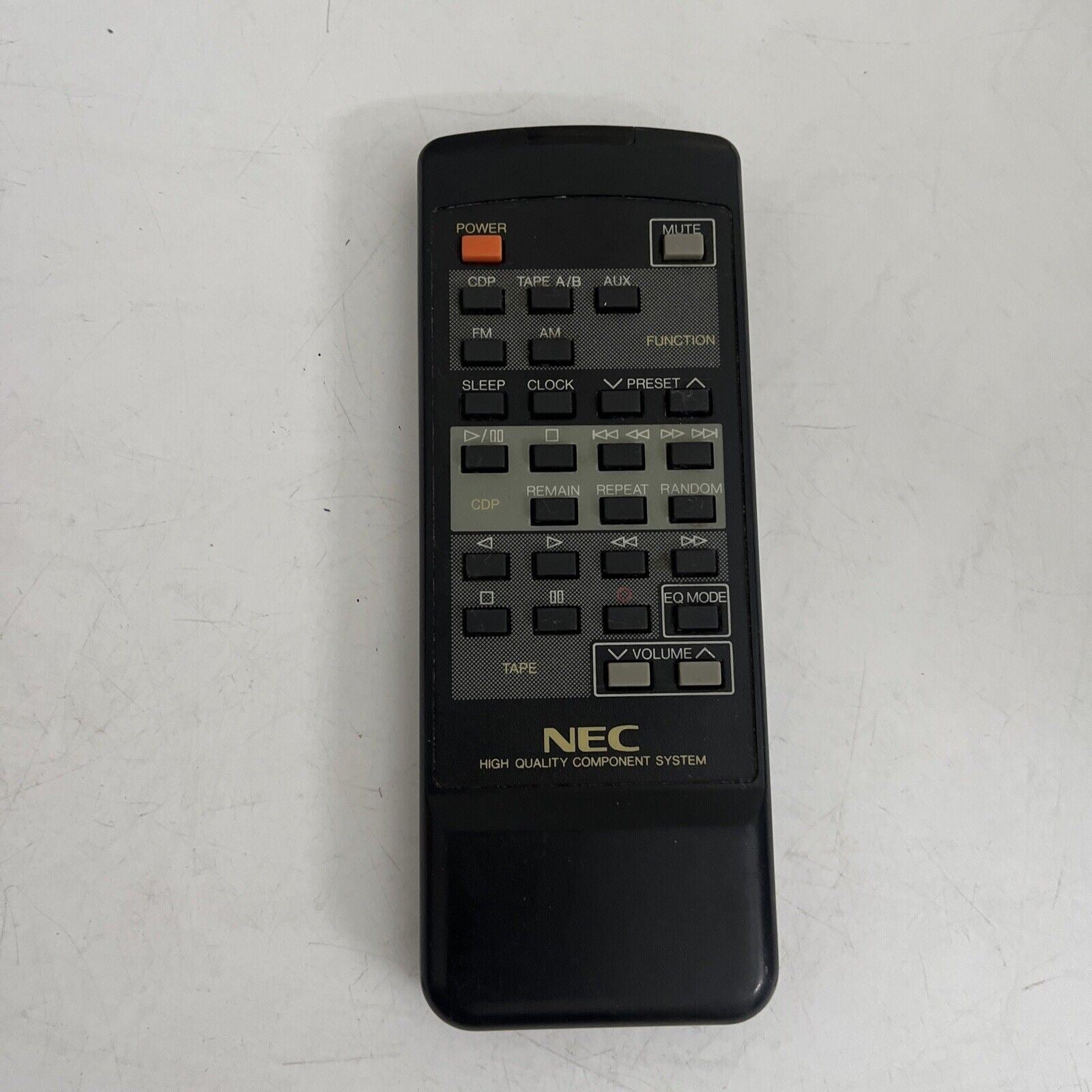 Computer Cd Player Remote Control Genuine NEC Remote Control for Tape CD Player – Retro Unit