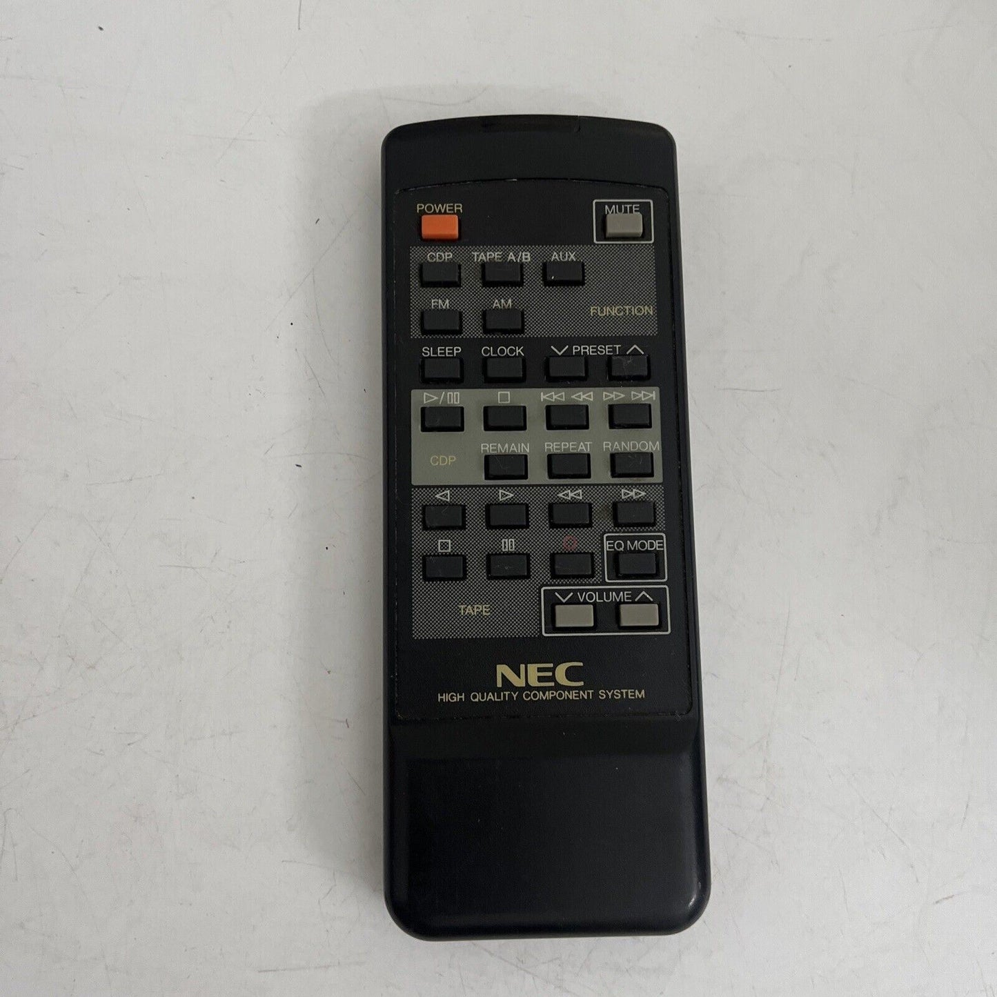 Genuine NEC Remote Control for Tape CD Player