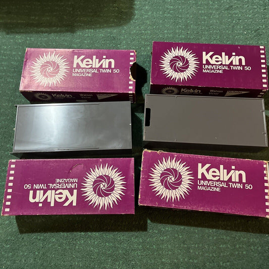 4x Kelvin Universal Twin 50 Magazine for 35mm Projector