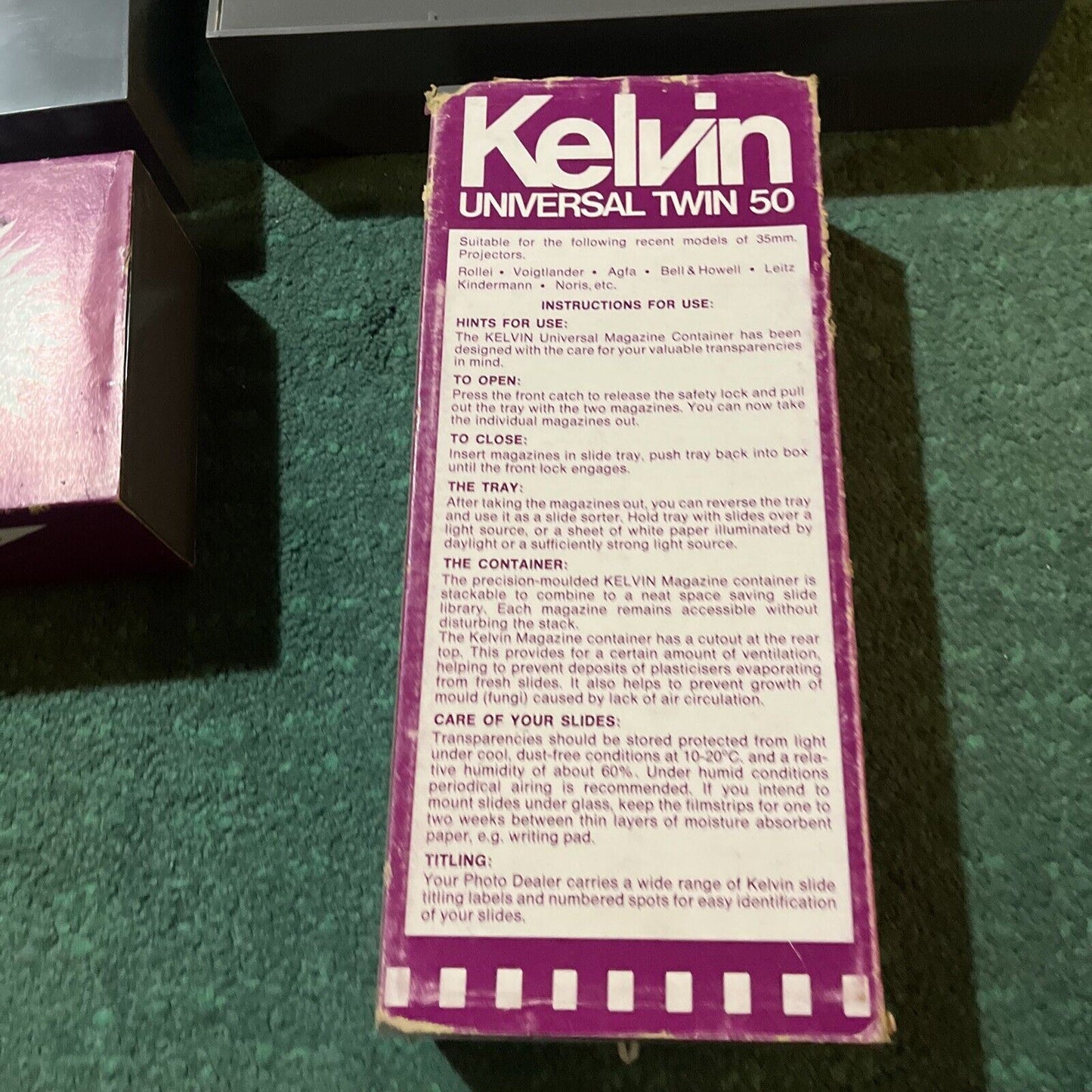 4x Kelvin Universal Twin 50 Magazine for 35mm Projector