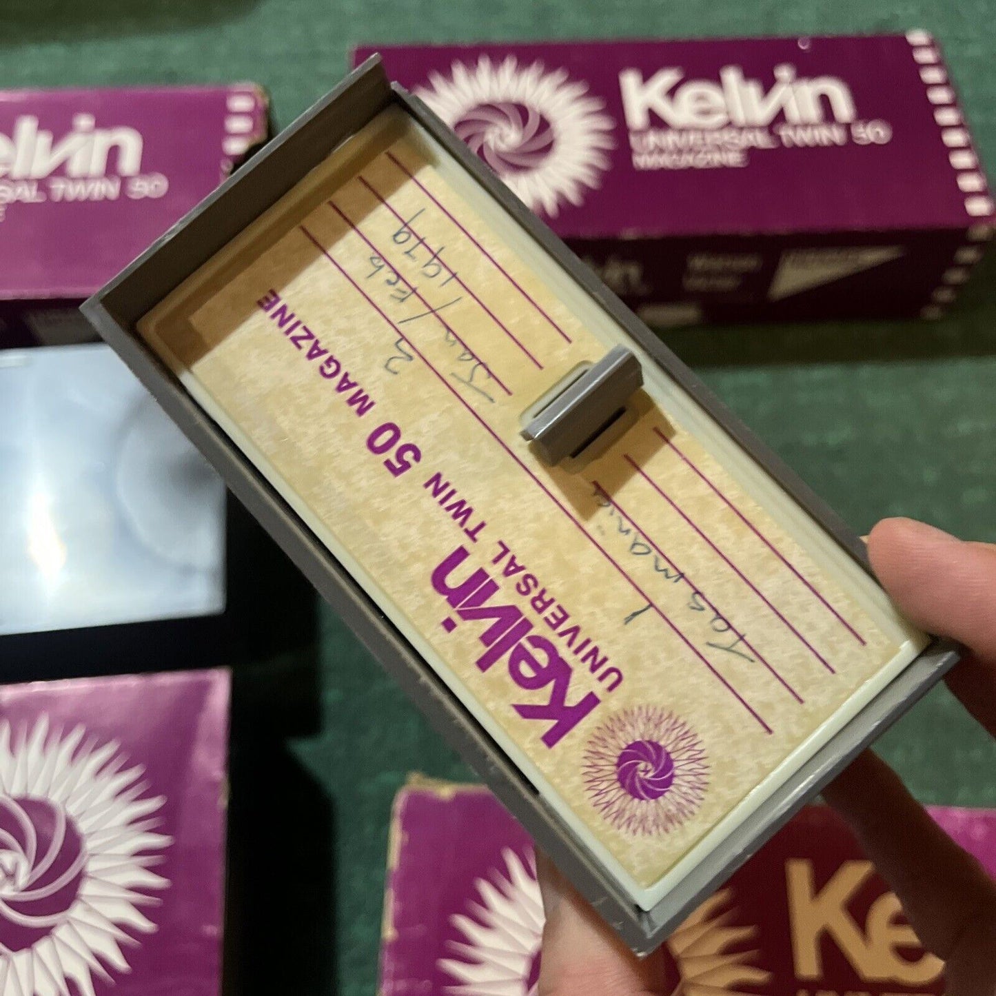4x Kelvin Universal Twin 50 Magazine for 35mm Projector