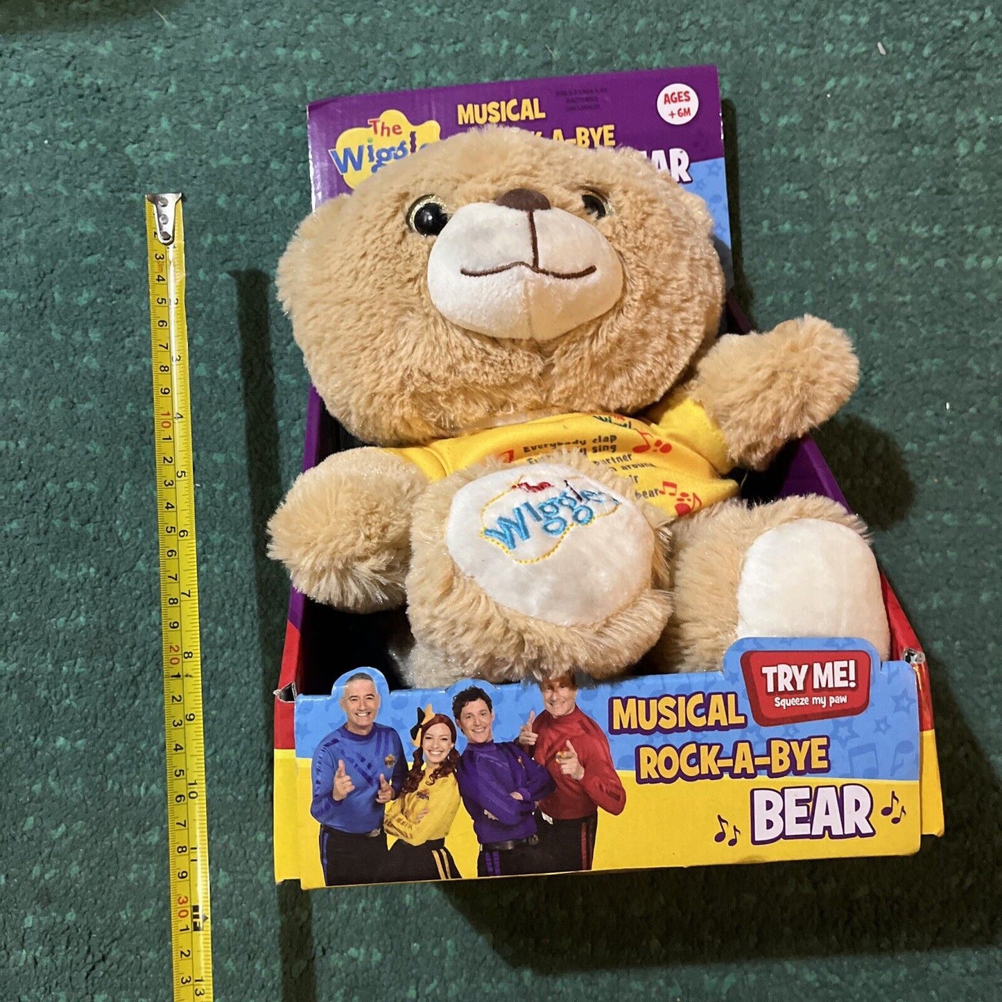 The Wiggles Musical Rock-A-Bye Bear Plush Singing Toy 2018 HUN7201