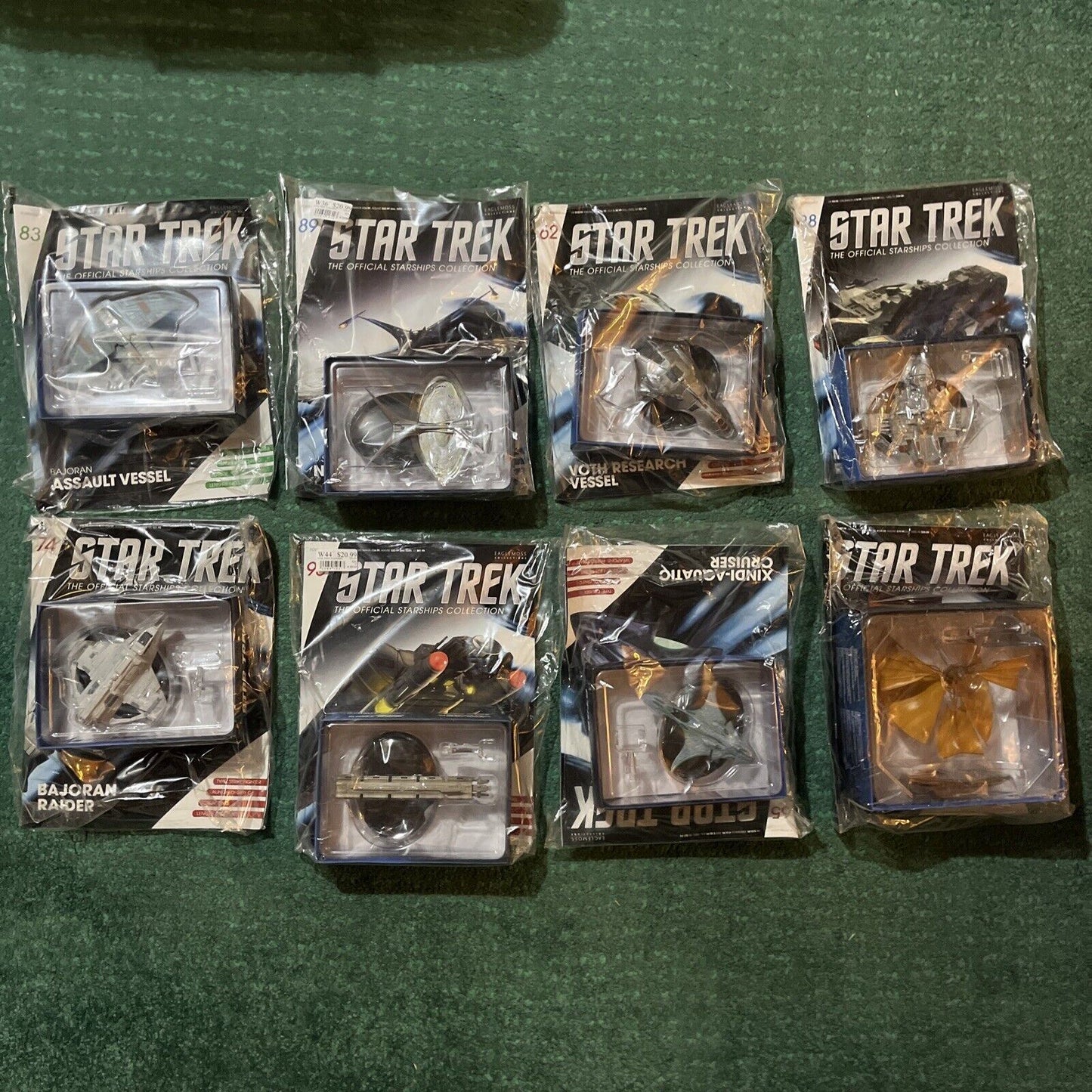 *New* 8x Star Trek Official Starships Collection Magazine and Models Eaglemoss