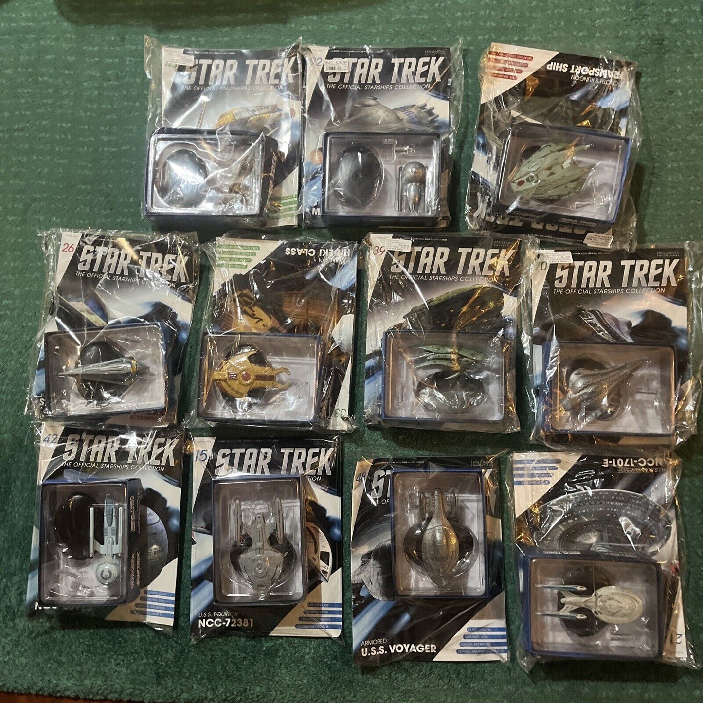 *New* 11x Star Trek Official Starships Collection, Magazine Model