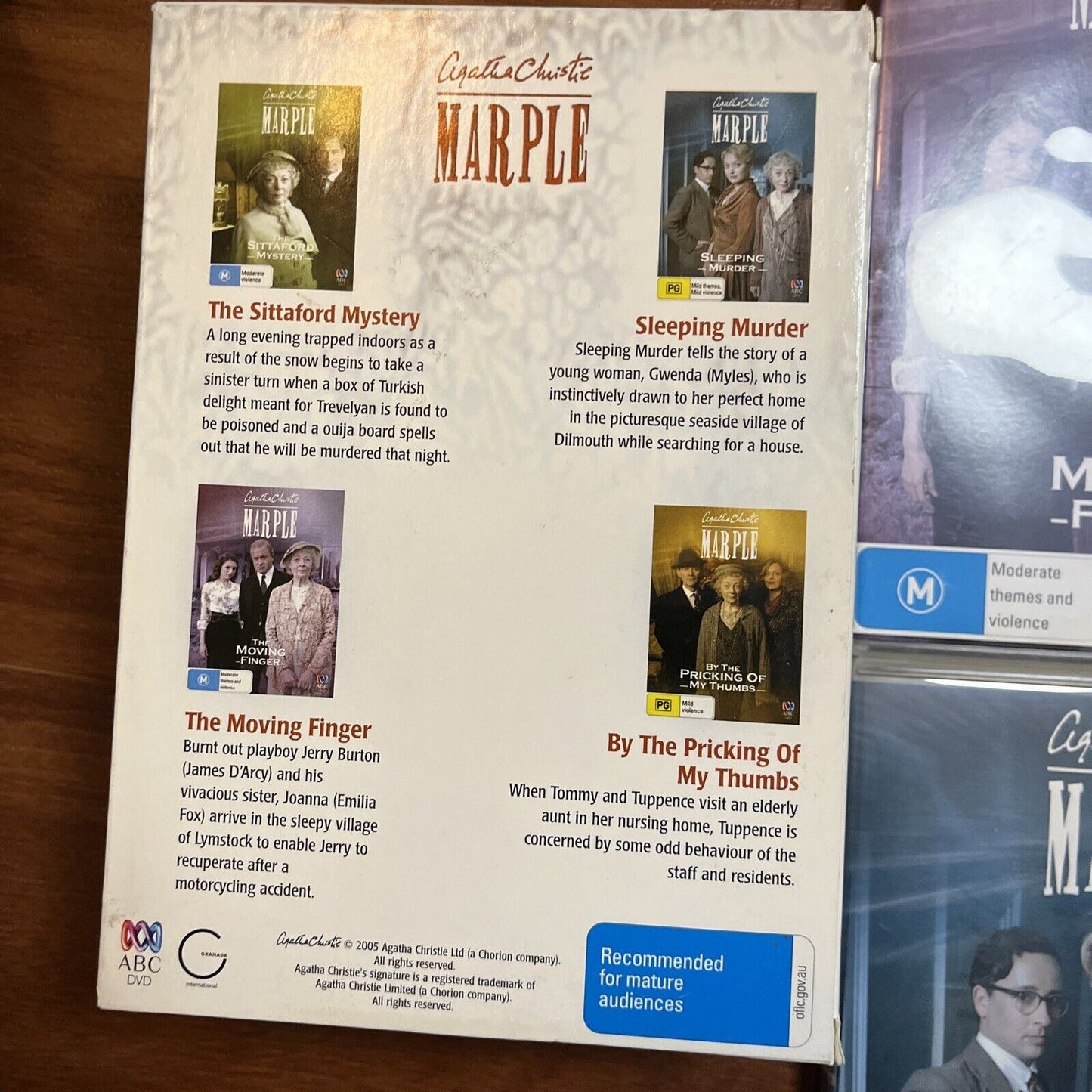 Agatha Christie MARPLE - Series 2 (DVD, 2005, 4-Disc) Region 4