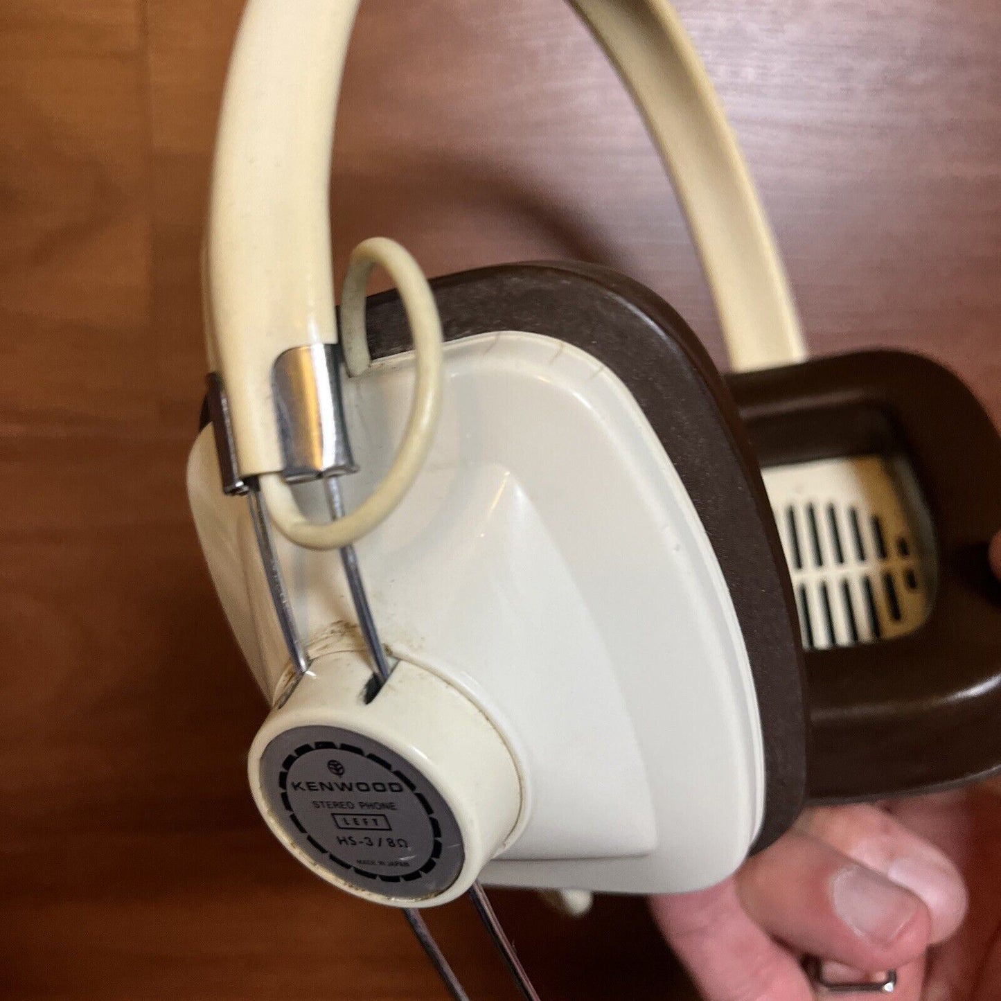 Vintage Kenwood Stereo Headphones HS-3 Made in Japan