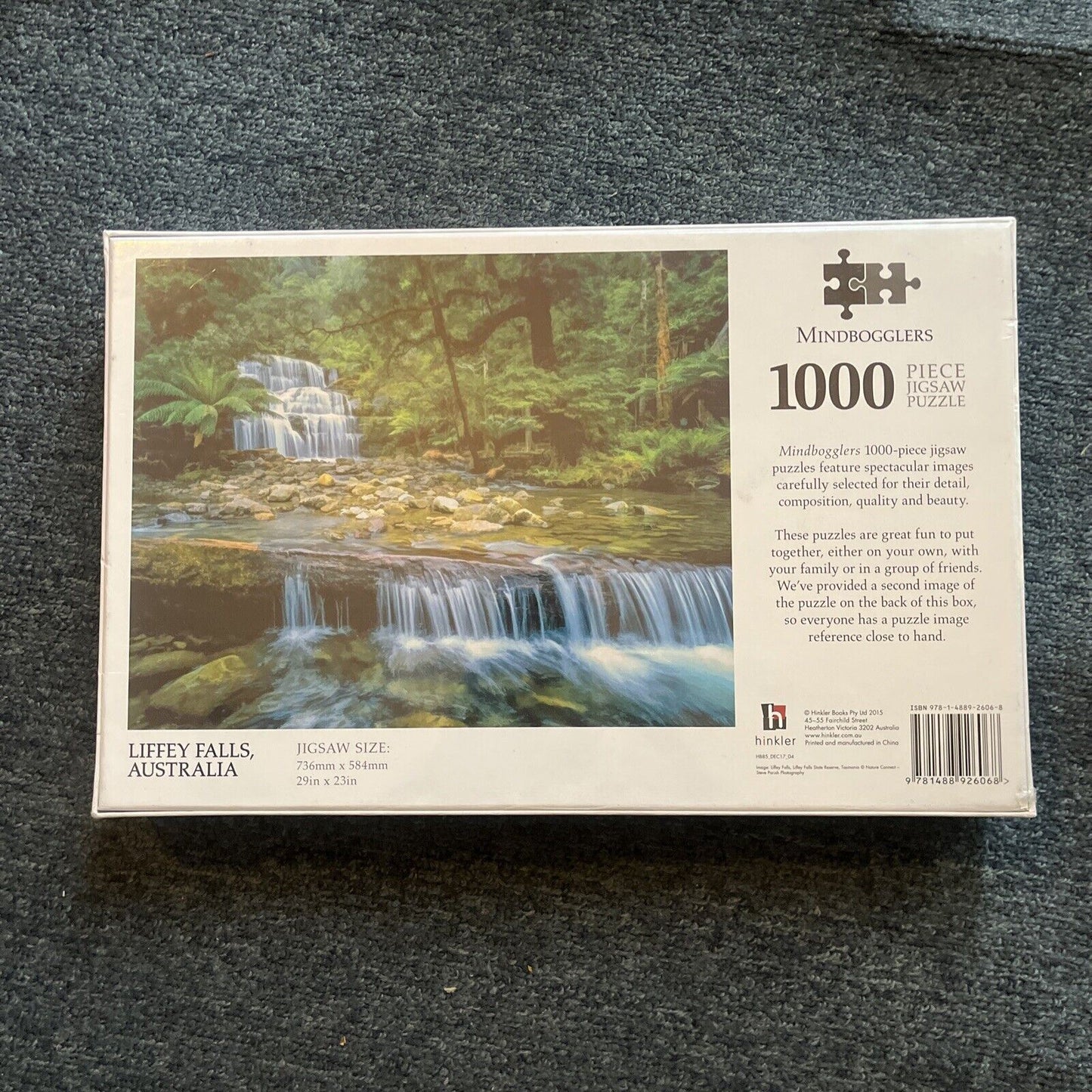 *New* Hinkler Mindbogglers: Liffey Falls, Tasmania 1000-Piece Jigsaw Puzzle