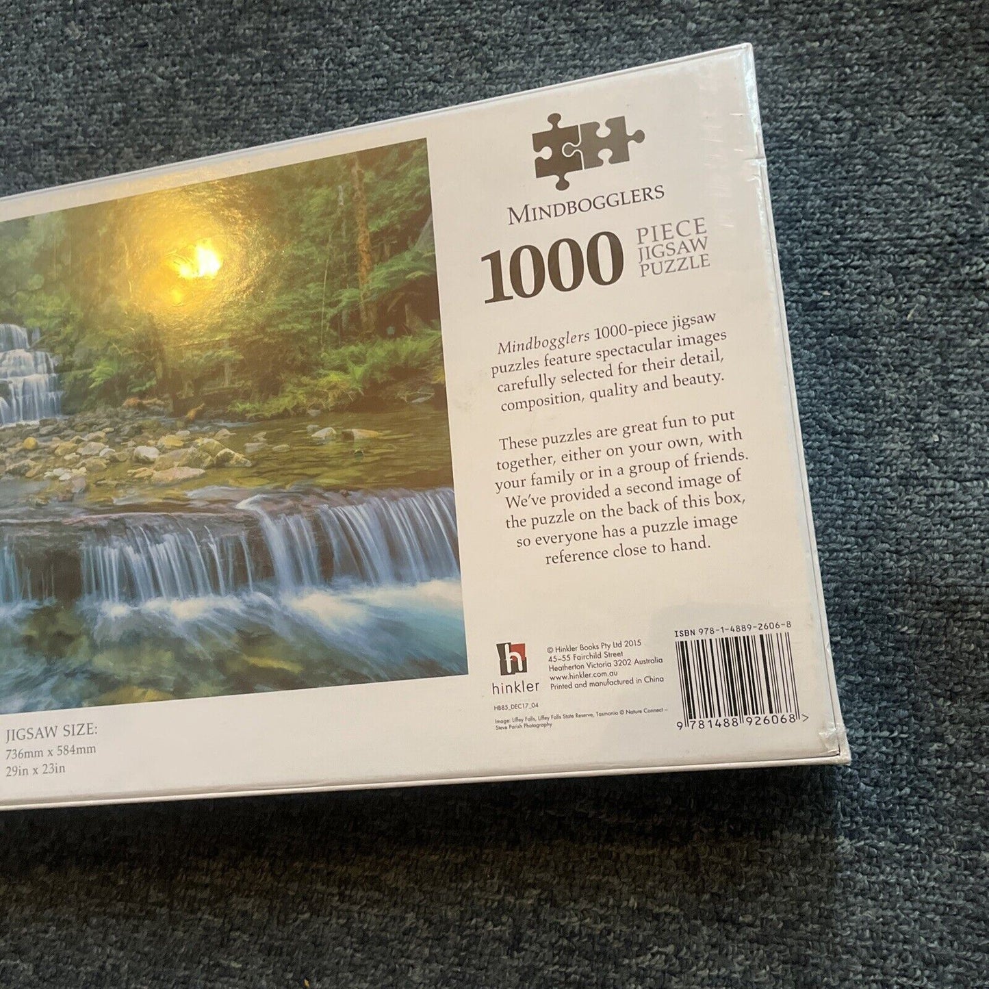 *New* Hinkler Mindbogglers: Liffey Falls, Tasmania 1000-Piece Jigsaw Puzzle