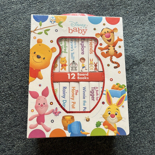 *New Sealed* Disney Baby - Winnie the Pooh - My First Library  (Hardcover, 2018)