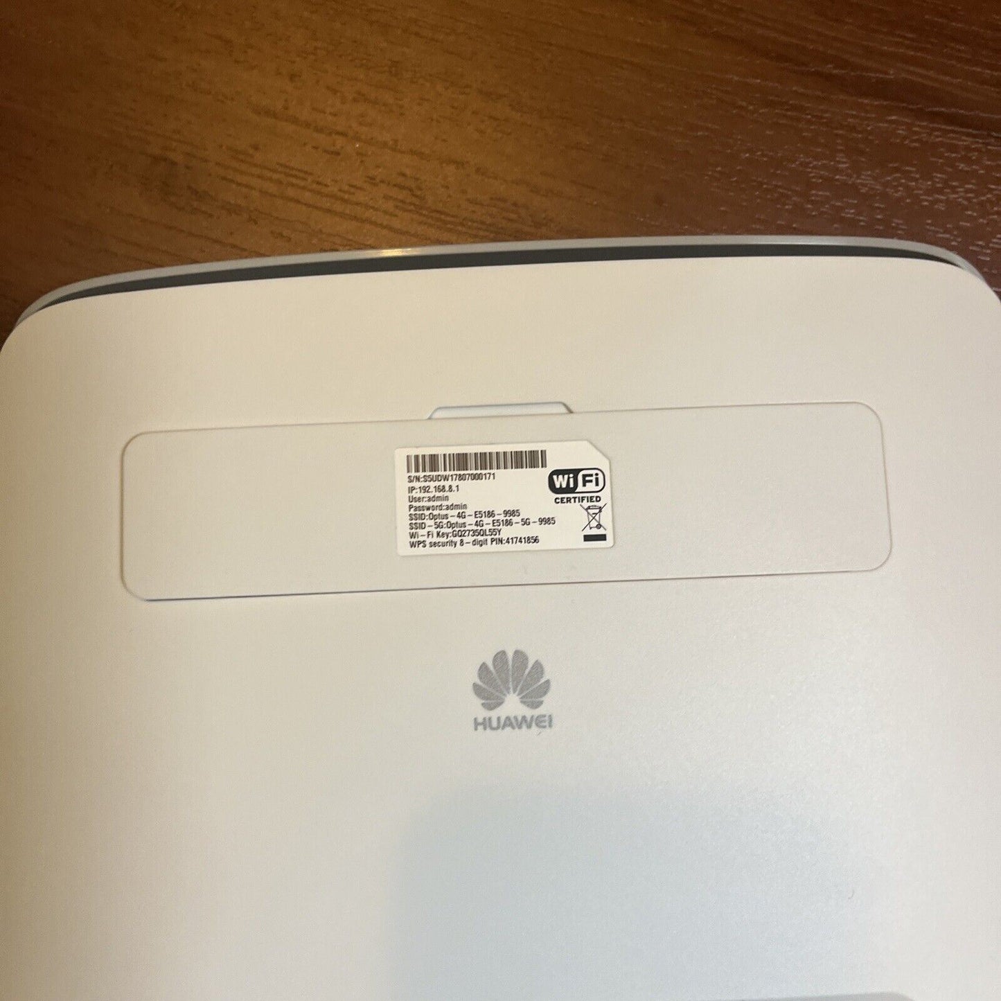 Optus Home Wireless Broadband 4G Router Huawei E5186s-61a *Optus Locked*