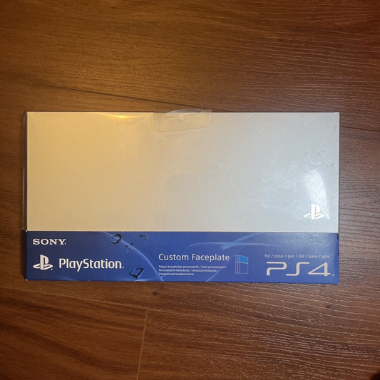 NEW Genuine Sony Playstation 4 PS4 Custom Faceplate HDD Case Top Cover Silver