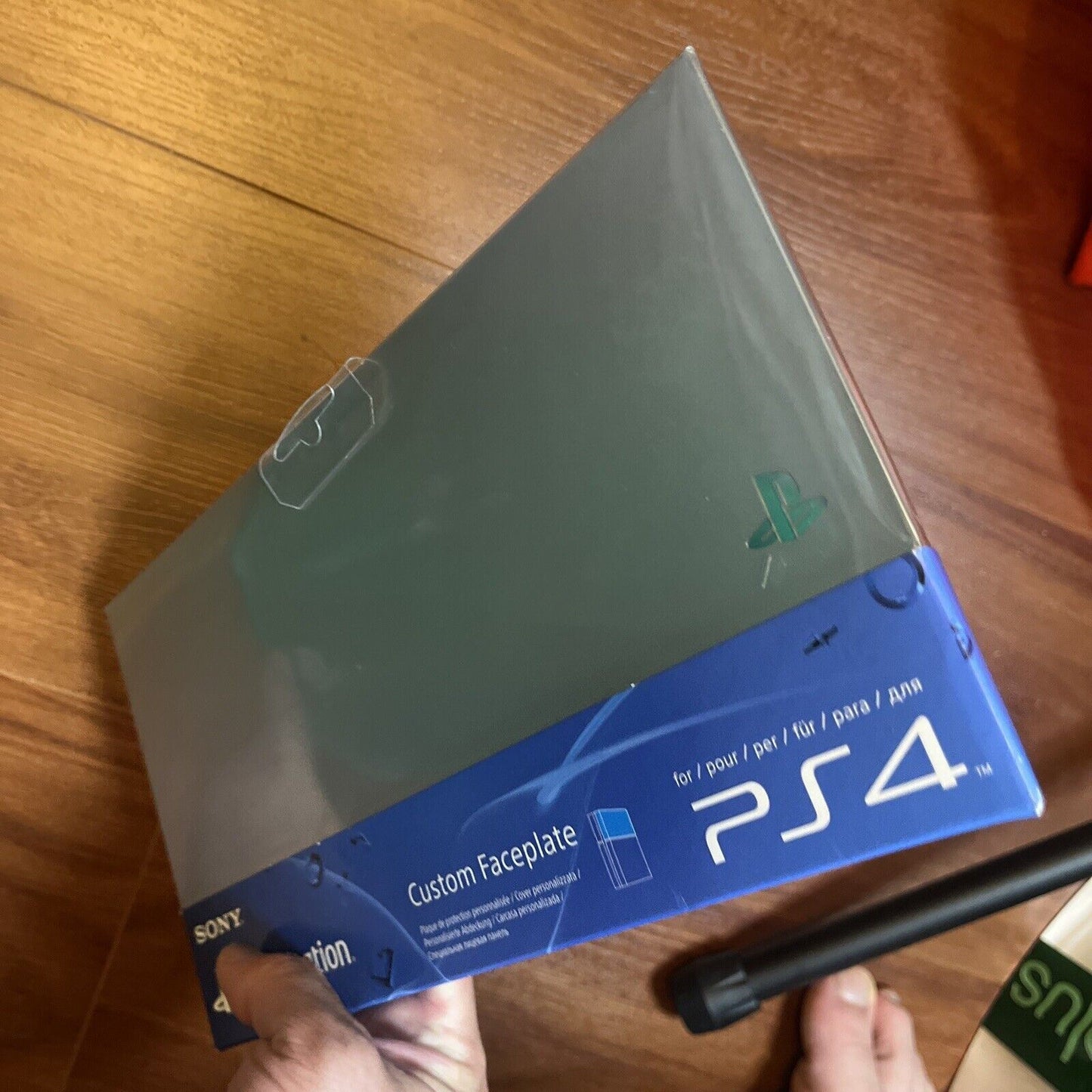 NEW Genuine Sony Playstation 4 PS4 Custom Faceplate HDD Case Top Cover Silver