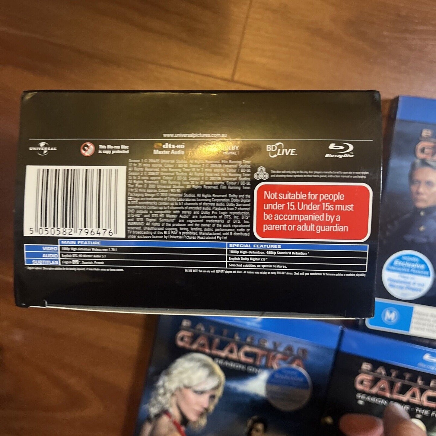 Battlestar Galactica: The Complete Series (Bluray, 2009, 21-Disc) All Regions