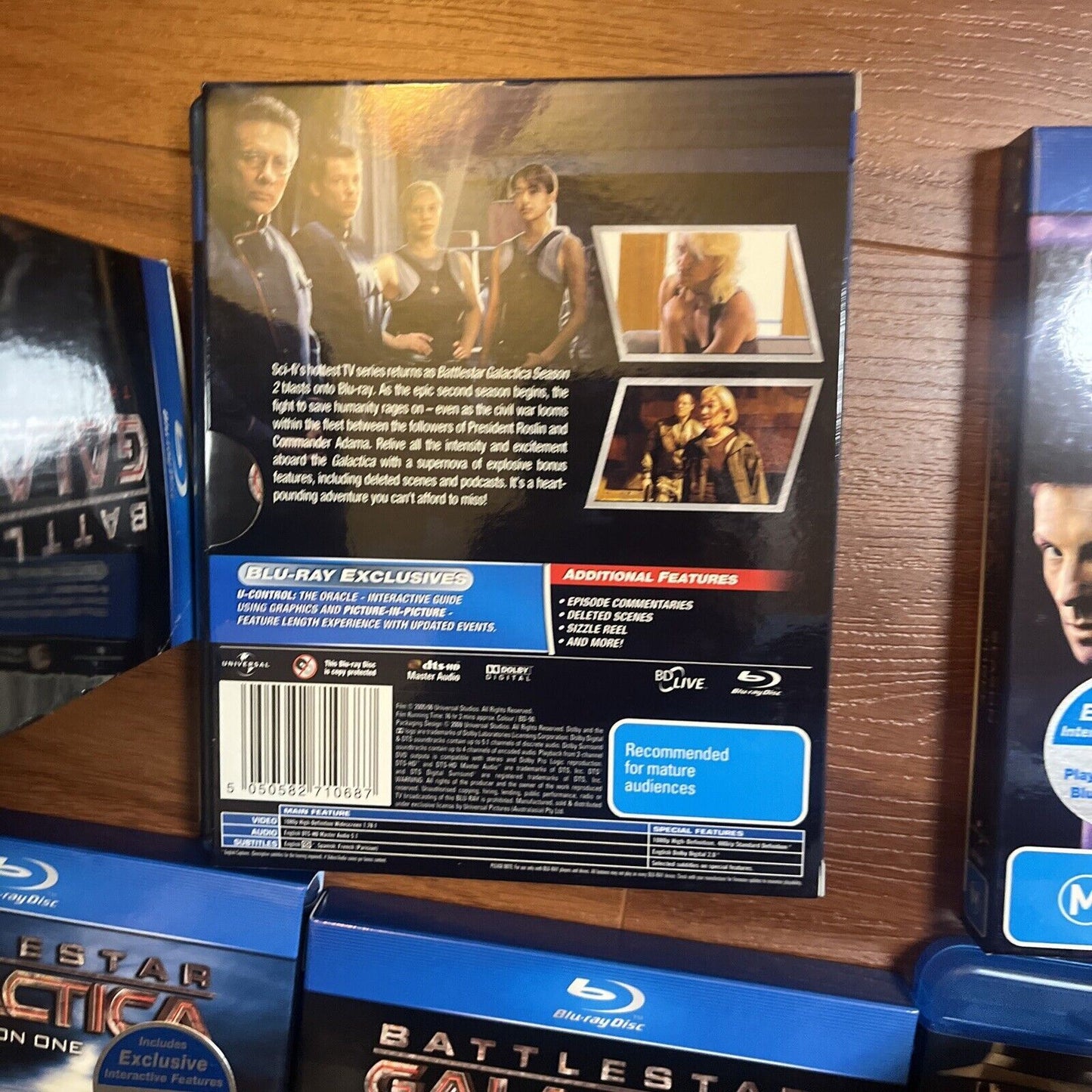 Battlestar Galactica: The Complete Series (Bluray, 2009, 21-Disc) All Regions