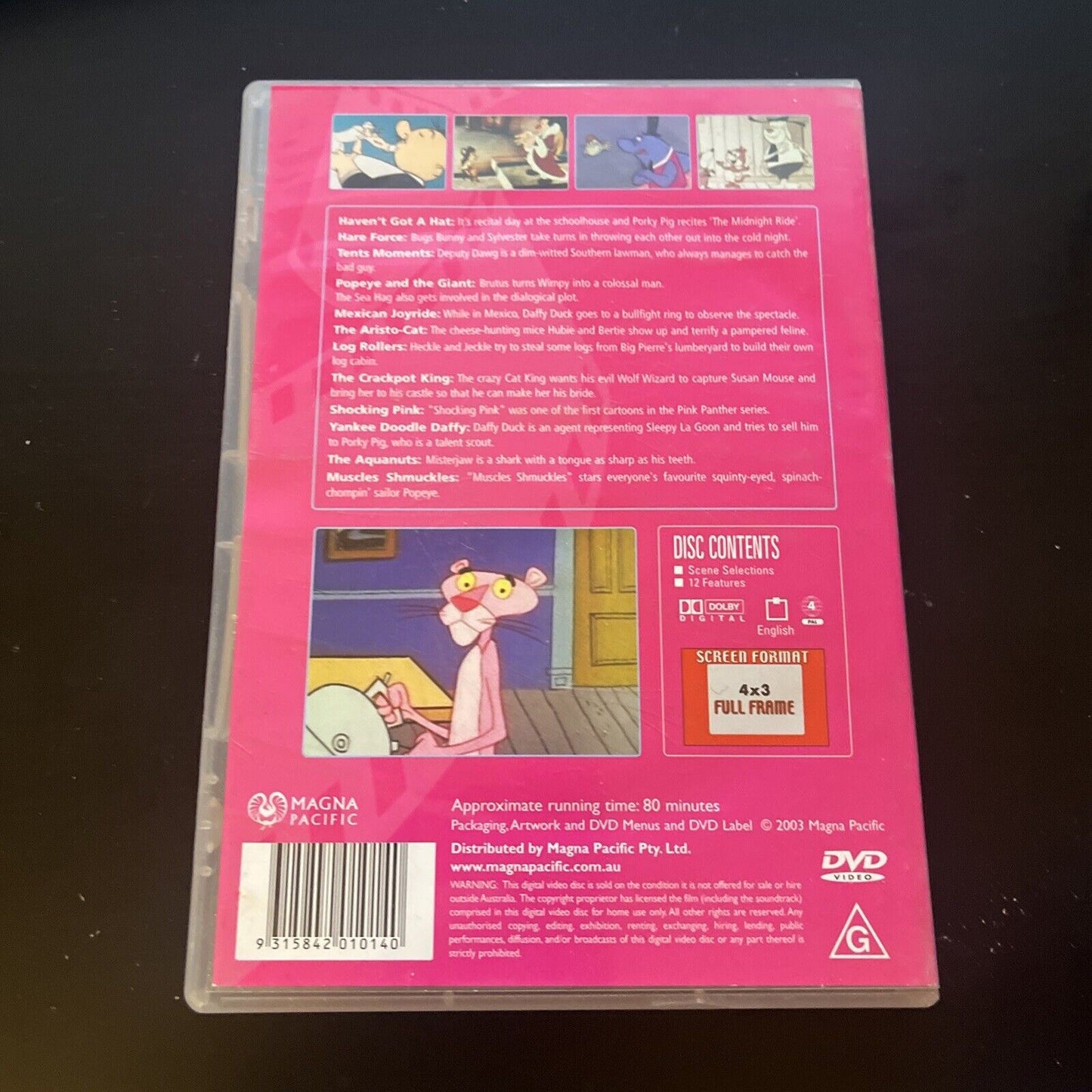 Cartoon Hall of Fame : Vol 1 (DVD, 1940) Region 4