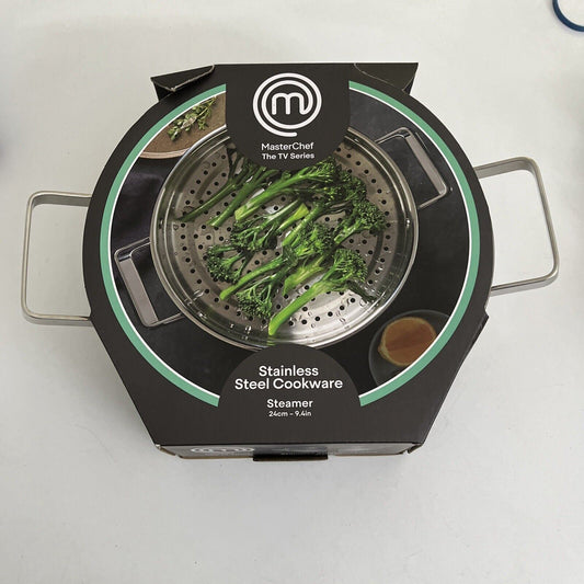 *New* MasterChef Steamer 24cm 9.4" Stainless Steel Cookware