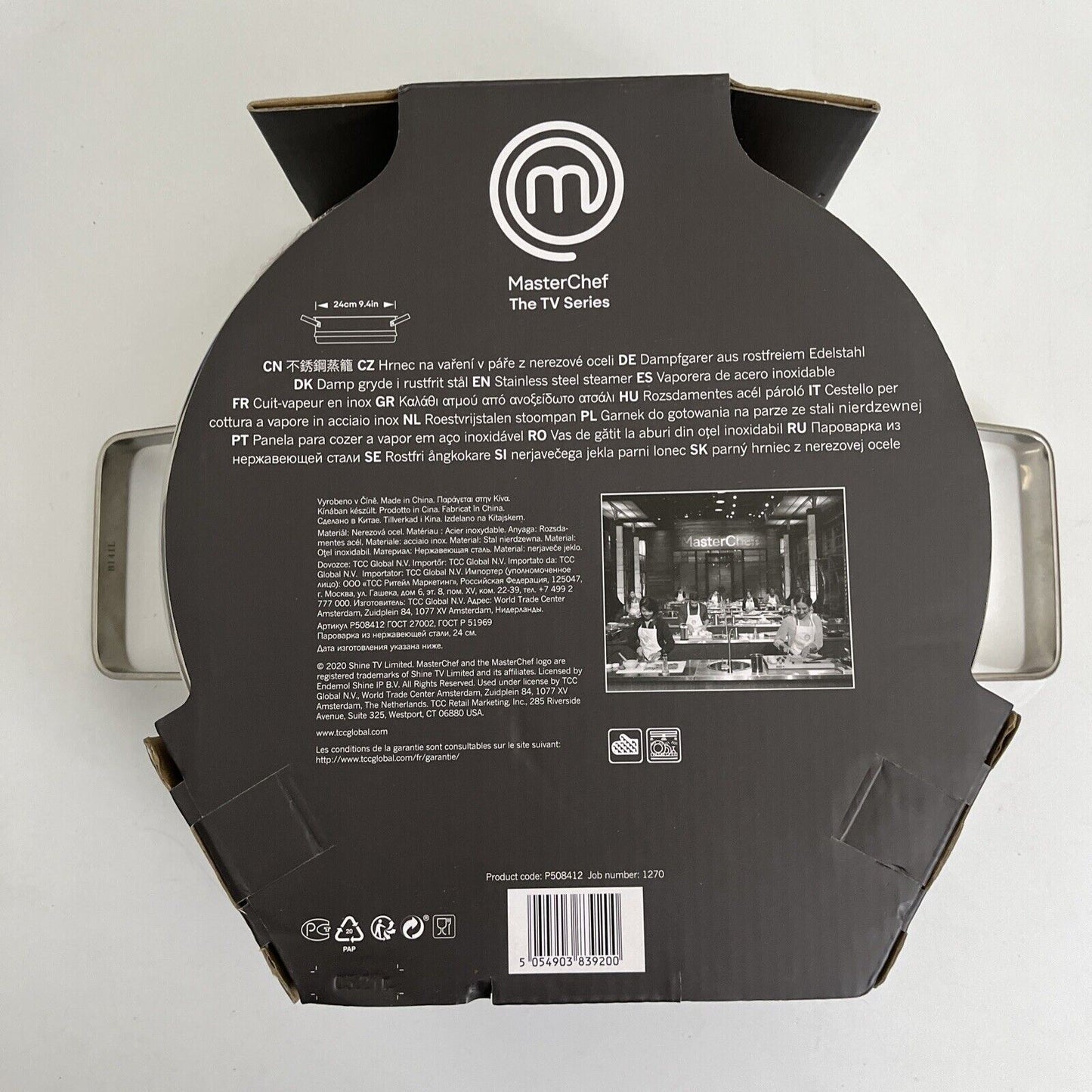 *New* MasterChef Steamer 24cm 9.4" Stainless Steel Cookware