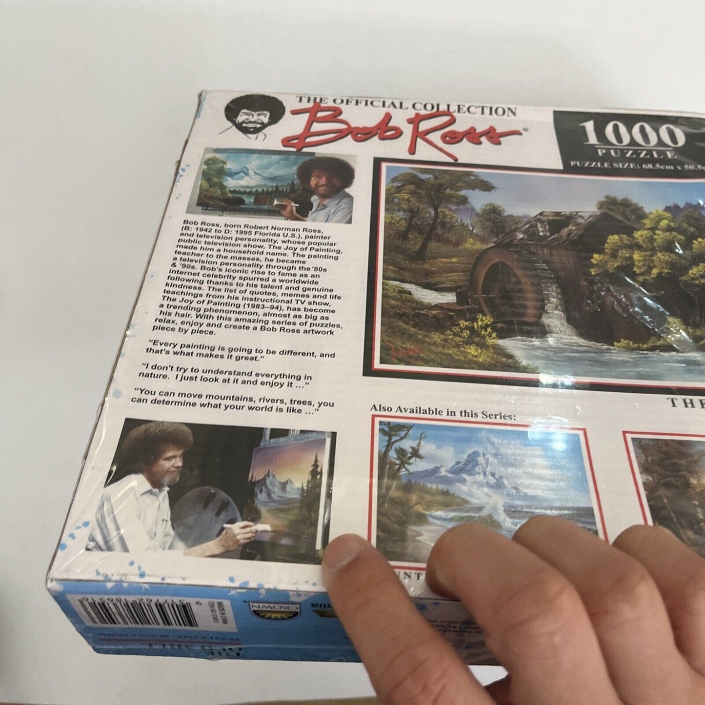 *New* Bob Ross The Old Mill Art Painting Jigsaw Puzzle 1000pc 68.5x50.5cm
