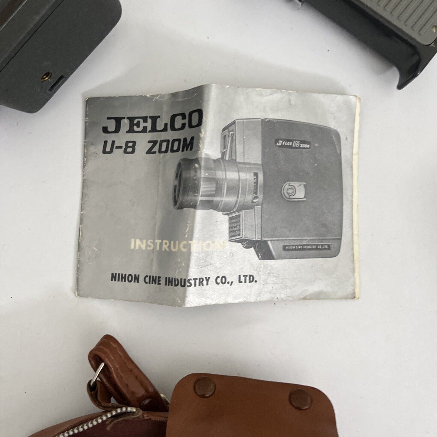 Vintage Jelco U-8 Zoom 8mm Windup Camera *for parts or repair*