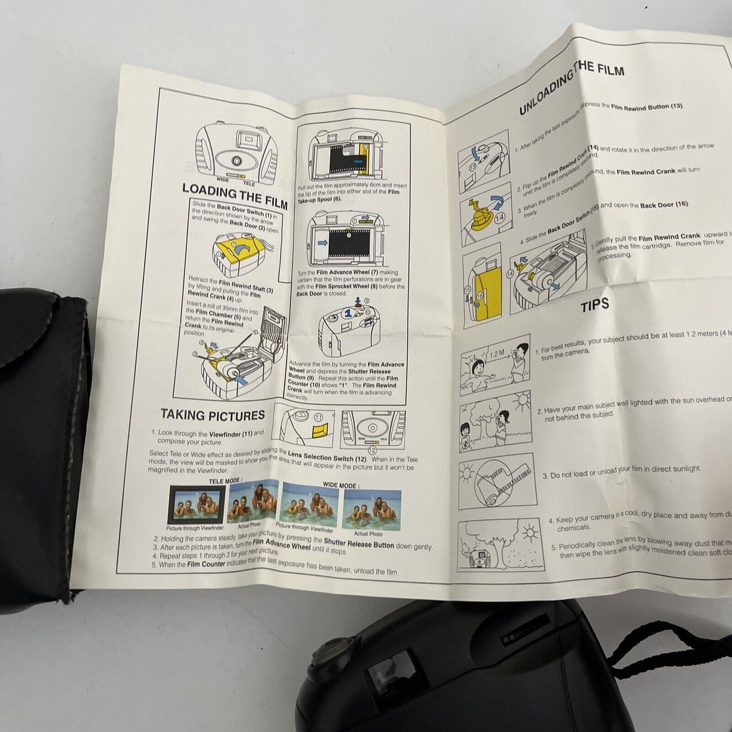 35mm Film Camera Tele-Wide Outdoor Camera