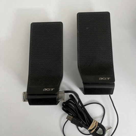 ACER 9M-20A200 PC Computer USB Powered Speakers with 3.5mm Jack