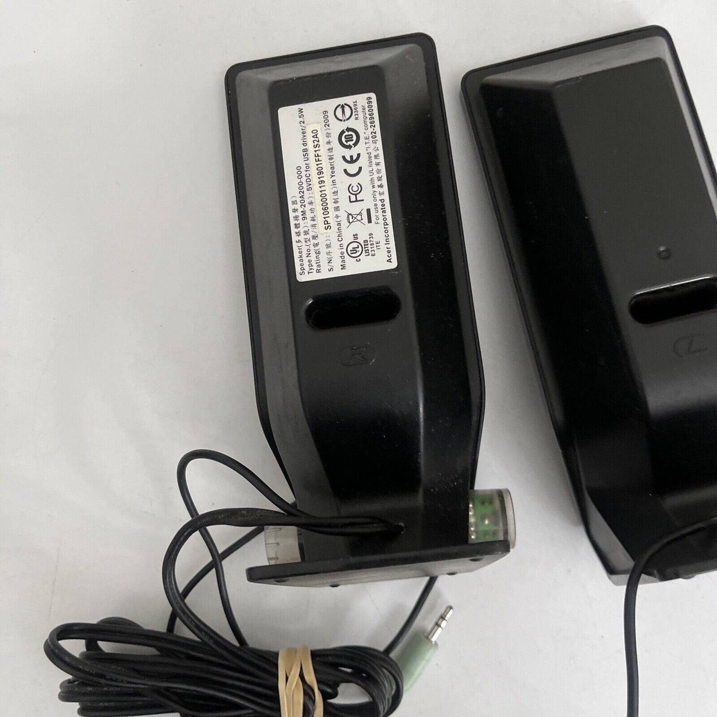 ACER 9M-20A200 PC Computer USB Powered Speakers with 3.5mm Jack