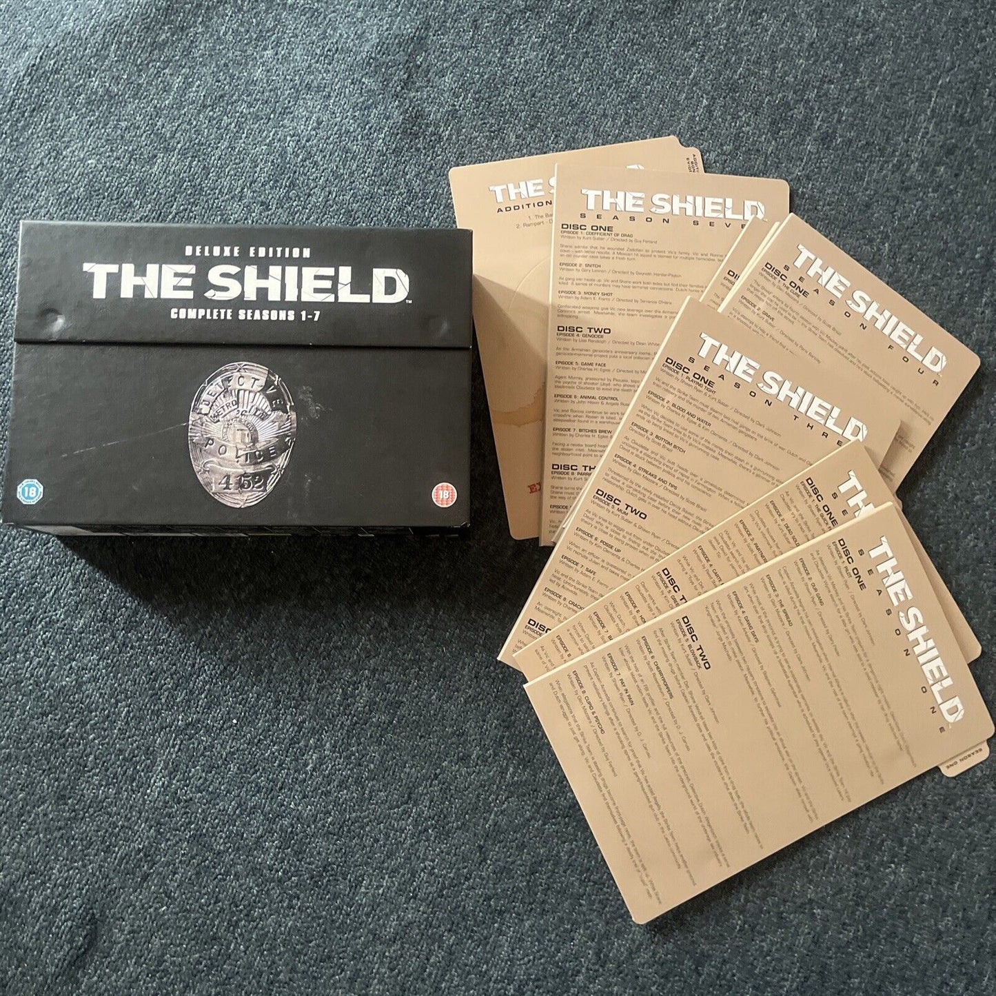 The Shield - Complete Seasons 1-7 Deluxe Edition (DVD, 2008, 28-Disc) Region 2